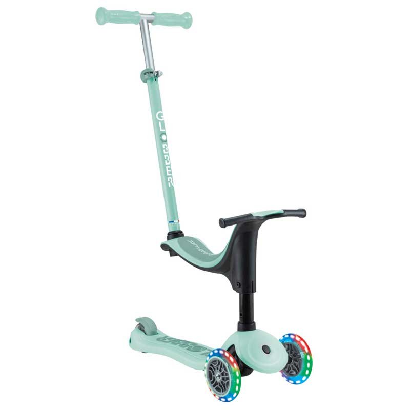 Тротинетка със седалка 4 в 1 GLOBBER GO UP SPORTY LIGHT - ментово зелена - Image 6