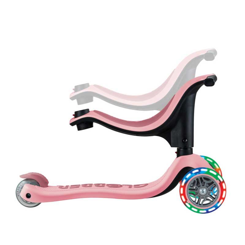 Тротинетка със седалка 4 в 1 Globber Go Up Sporty Light – пастелно розова - Image 4