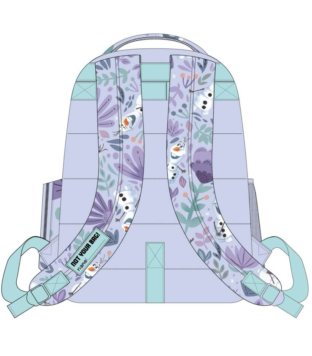 Голяма ученическа раница с пух 42 cm frozen - Image 3