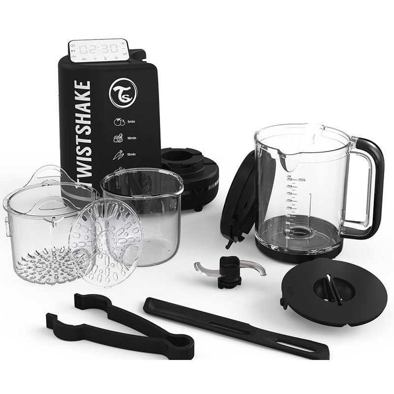 Twistshake Baby Food Processor Black - Image 2