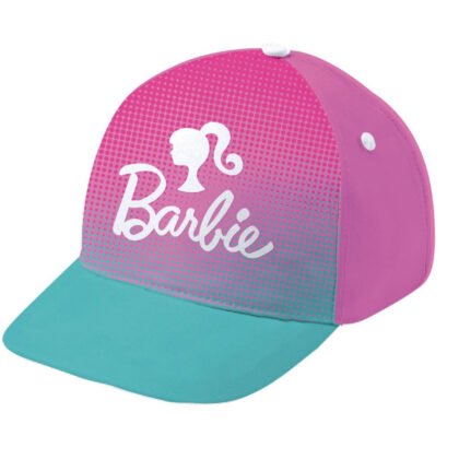 Бебешка шапка с козирка barbiе 2 вида 44/46