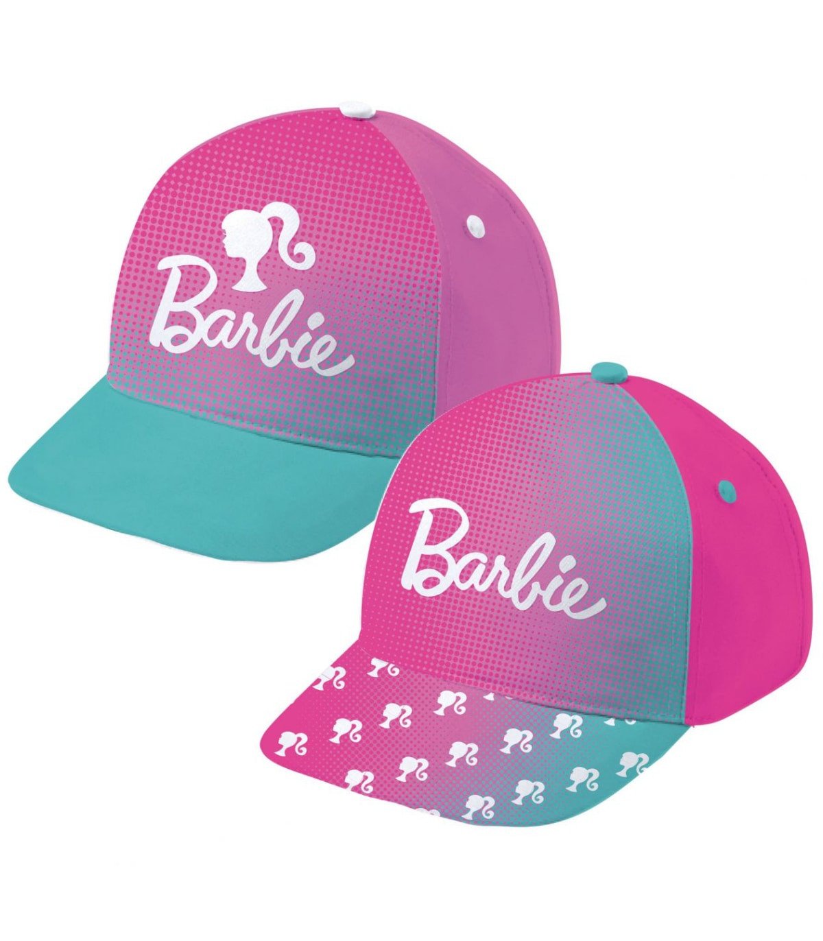 Бебешка шапка с козирка barbiе 2 вида 44/46 - Image 3