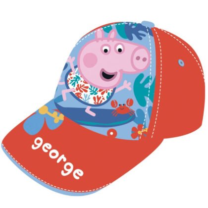 Детска шапка с козирка peppa pig - george 2 цвята 48/51
