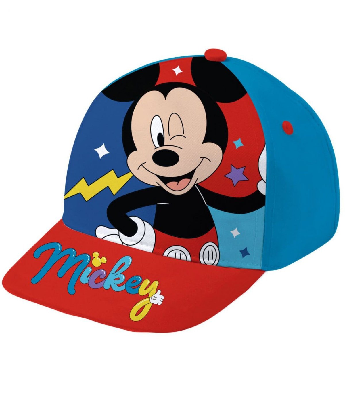 Бебешка шапка с козирка mickey 2 цвята 44/46