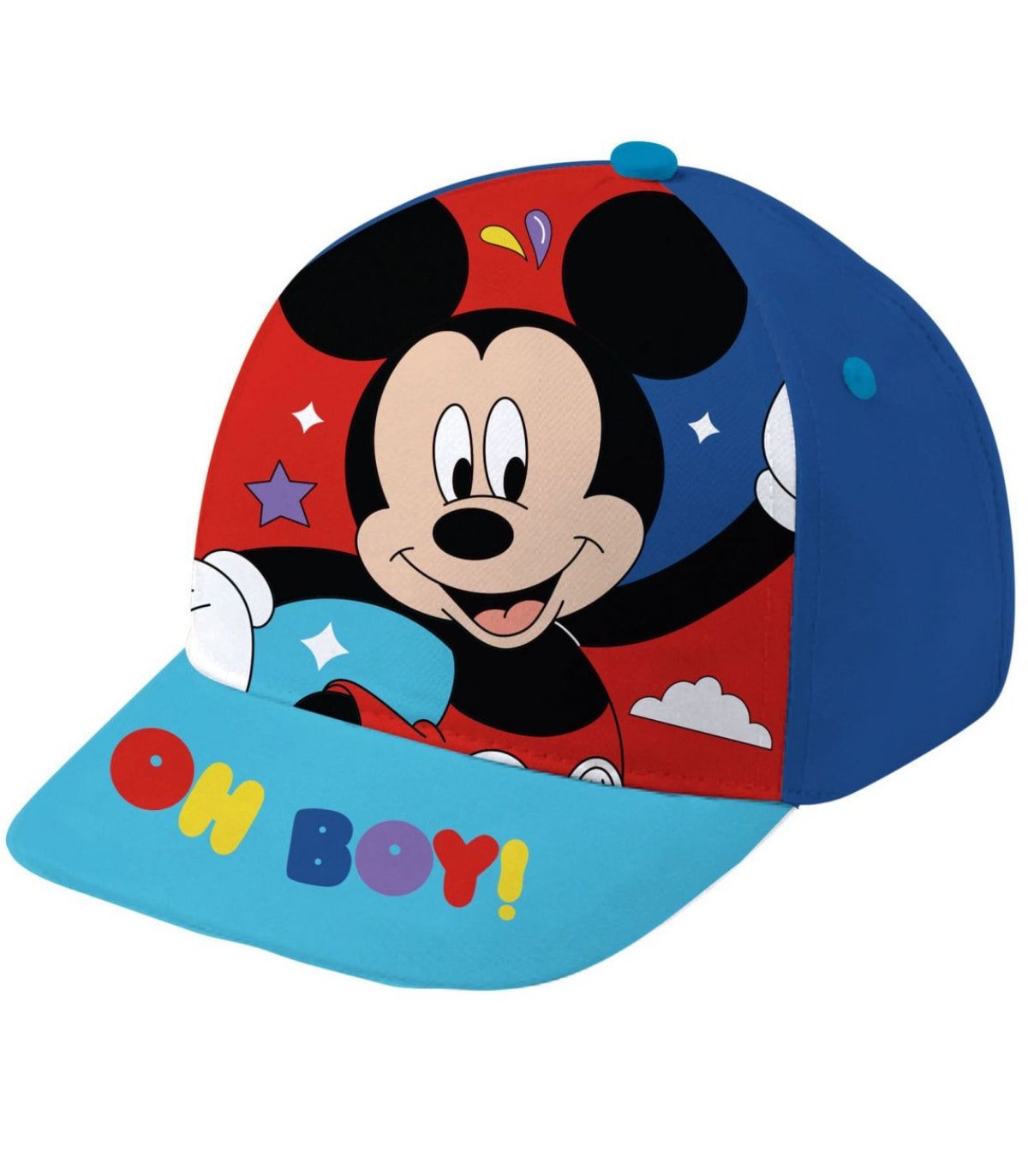 Бебешка шапка с козирка mickey 2 цвята 44/46 - Image 2