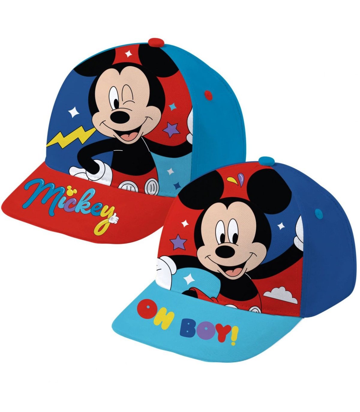 Бебешка шапка с козирка mickey 2 цвята 44/46 - Image 3