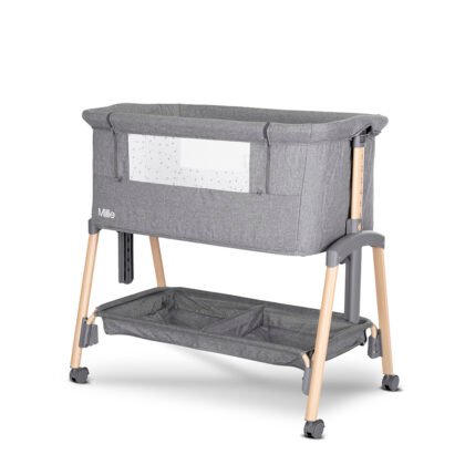 Мини кошара Millie с падаща преграда Grey /wooden
