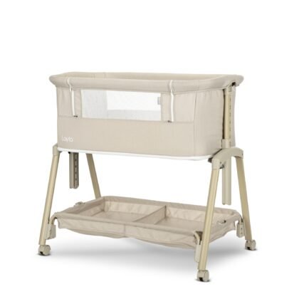 Мини кошара Layla 2в1 Beige с падаща преграда