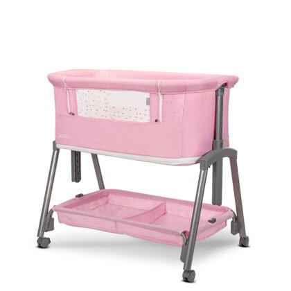 Мини кошара Layla 2в1 Pink с падаща преграда