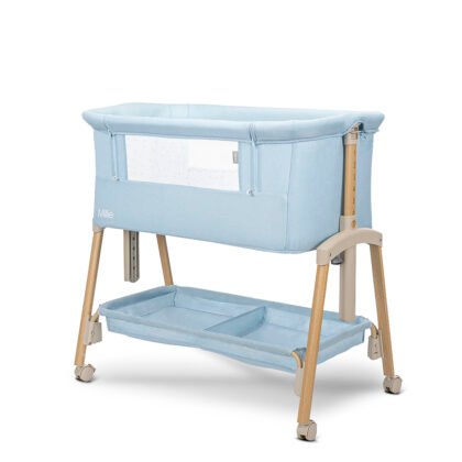 Мини кошара Millie с падаща преграда Blue /wooden