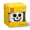 LEGO® Кутия за съхранение Глава (малка), скелет, бял