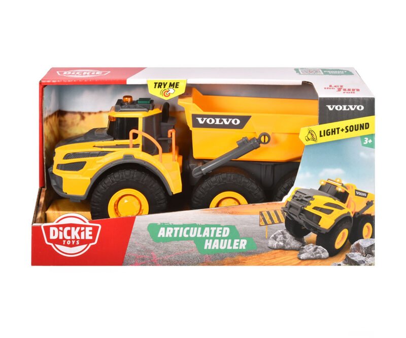 Dickie – Съчленен самосвал Volvo, 23 см.