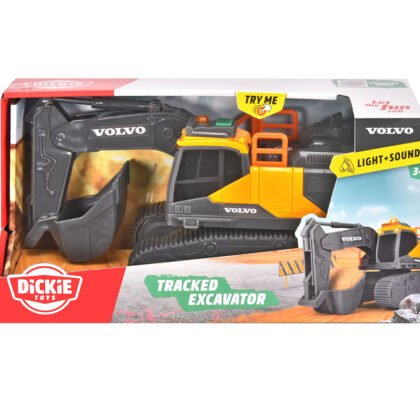 Dickie - Гъсеничен багер Volvo, 23 см.