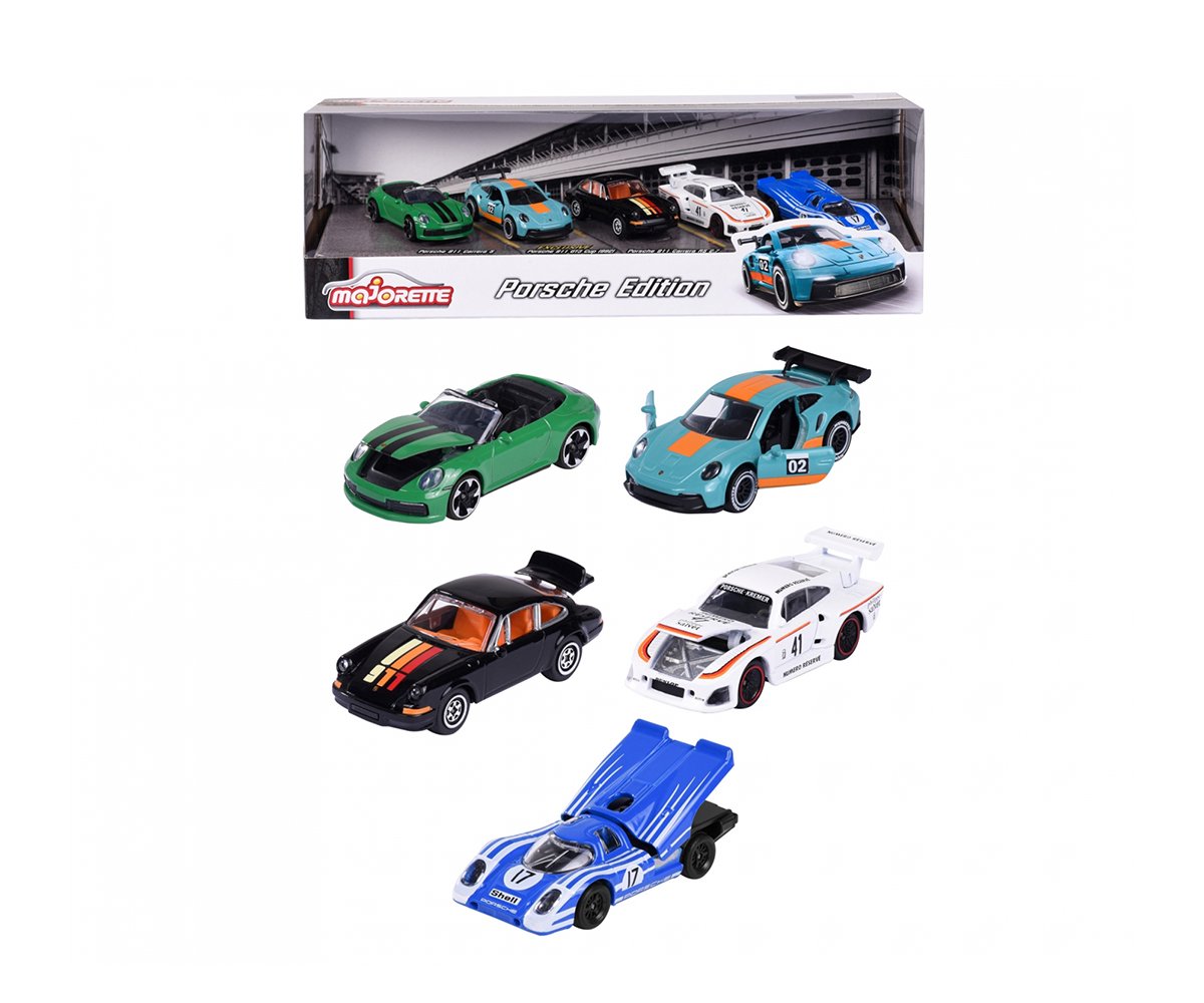 Majorette - Сет Porsche Motorsport 5 Pieces