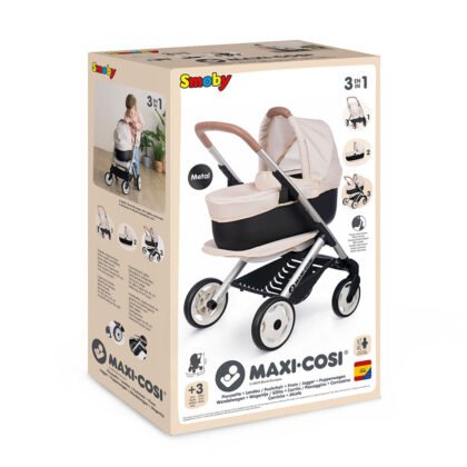Smoby - Maxi-Cosi количка 3 в 1 - бежова