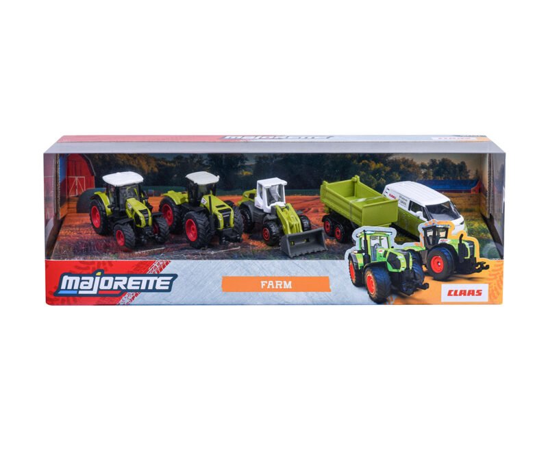 Majorette – Claas ферма – подаръчен комплект 5 части