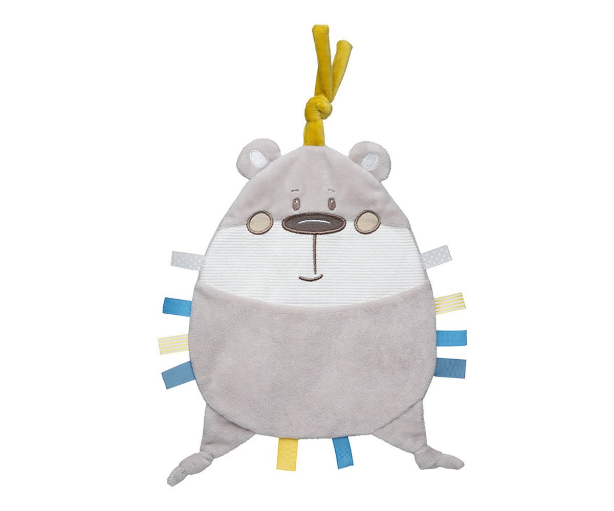 Canpol Toys-Мека играчка за гушкане Pastel сива