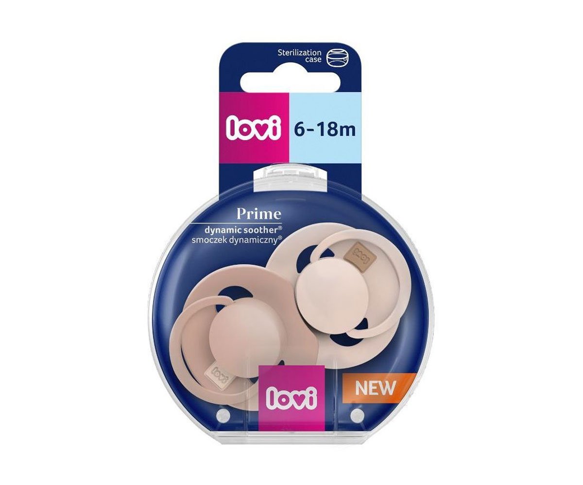 Lovi-Залъгалки силиконови Prime Nude 6-18м 2бр