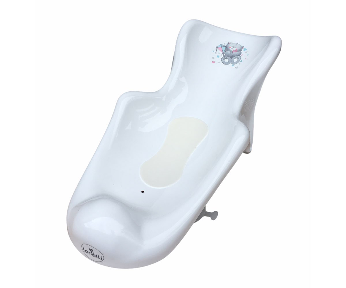 Lorelli Bath Нехлъзгаща пластмасова подложка за къпане Bear, бяла