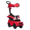 Lorelli Toys Детска кола за яздене с дръжка и сенник Mercedes-G350D, червена
