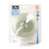 Lorelli Acc Купа с вакуумно дъно и с лъжичка, Mint Green