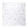 Lorelli Text Памучна пелена 80/80 см white with grey stars