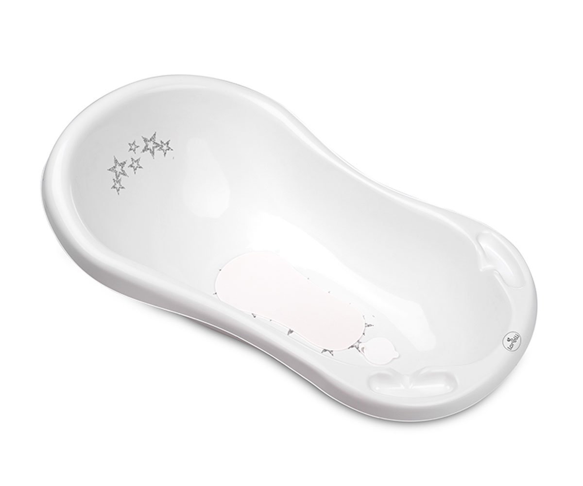 Lorelli Bath Вана 84см нехлъзг. с оттичане Little Stars white