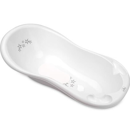 Lorelli Bath Вана 100см нехлъзг. с оттичане Little Stars white
