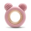 Lorelli Toys Силиконова гризалка с бук Мече  deep pink