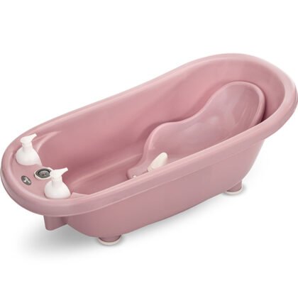 Lorelli Bath Вана 88см с оттичане+термометър+подложка Nordic Pink