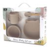Lorelli Acc Силиконов сет за хранене 4 части Natural, beige