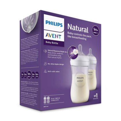 Avent-Шише Natural Response 3.0 с биберон 1м+, 2 х 260мл