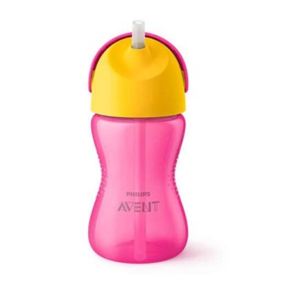 Avent-Чаша със сламка 300мл 12м+ момиче