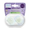 Avent-Залъгалки Ultra Start Night+стер. кутия (0-2м) sleep, момче