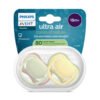 Avent-Залъгалки Ultra Air+стер. кутия (18+м) пастелни, неутрални