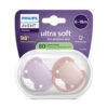 Avent-Залъгалки Ultra Soft+ стер. кутия (6-18м) пастелни, момиче