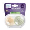 Avent-Залъгалки Ultra Soft+стер.кутия (6-18м) птица/катерица, неутрални