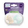 Avent-Залъгалки Ultra Soft+стер.кутия (0-6м) птица/охлюв, пастелни