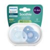Avent-Залъгалки Soothie + стерил. кутия (0-6м), син