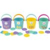 Playgro-Активна играчка кофички с жетони за броене и сортиране, 12-36м