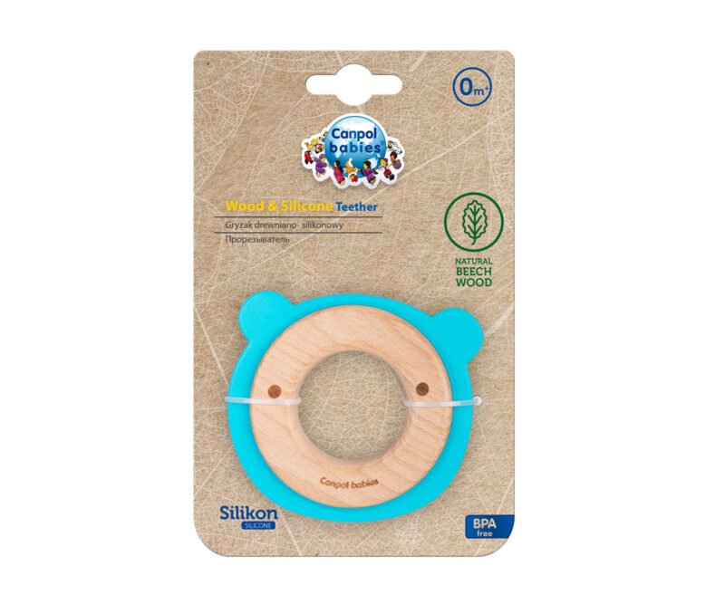 Canpol Toys-Чесалка дърво-силикон Bear