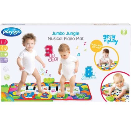 Playgro-Музикално Пиано-пътека 3-В-1 със звуци от джунглата