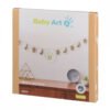 Baby Art-Златист гирлянд с отпечатък с боички