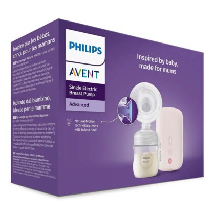 Avent-Единична електрическа помпа Natural Motion+торбички за кърма 5бр