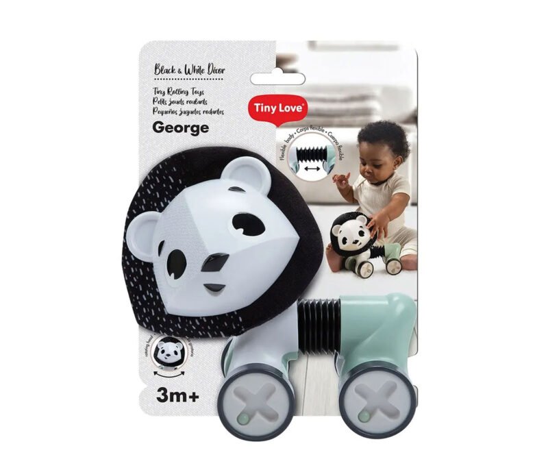 Tiny Love-Малки търкулчета George Lion Black&White Decor, 3м+