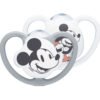 Nuk Биберон залъгалка силиконова Space Mickey 1 бр. 0-6 месеца + кутийка