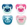 Биб залъгалка силиконова Nuk Signature 1 бр. 18+м + кутийка