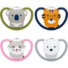 Биб залъгалка силиконова Nuk Star 1 бр. 6-18м + кутийка