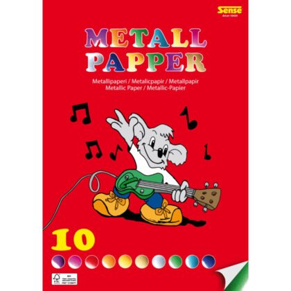 Металик хартия, A4, 10 цвята