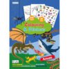 Книжка за оцветяване със стикери, Страшни животни, 24 стр